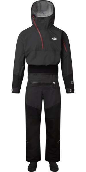 2026 Gill Verso Back Zip Traje Seco Y Con Cremallera 4805 - Graphite